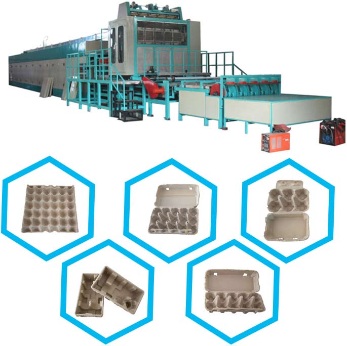 Paper Egg Tray Machine ,Drum-type pulp moulding machine